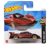 Hot Wheels - Pagani Zonda R - HW Race Day 3/10 - HTC78 - Short Card - Superdeportivo - Rojo oscuro - Mattel 2024-1:64