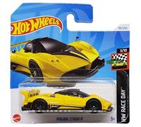 Hot Wheels - Pagani Zonda R - HW Race Day 3/10 - HTD82 - Short Card - Superdeportivo - Amarillo - Mattel 2024 - 1:64