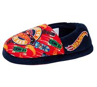 Hot Wheels Pantuflas para niños de juguete para coches de carreras, zapatos de casa, multicolor, 32 EU