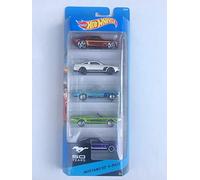 Hot Wheels Paquete de regalo de 5 autos - Mustang 45th
