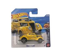 Hot Wheels PASS'N Gasser JJK30 - Drag Racers 3/10 - Short Card - Amarillo - Modelo oficial - Coche de carreras Vintage - Mattel 2026 (102/250) - 1:64