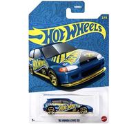 Hot Wheels Pearl & Chrome '92 Honda Civic EG [azul] Vehículo de juguete fundido a escala 2/6-1:64