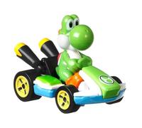 Hot Wheels Pieza de repuesto inspirada en Mario Kart Circuit Track Set GCP27 - Repuesto de coche Yoshi
