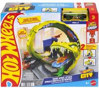 HOT WHEELS Pista Ataque Serpiente Playset Con 1 Auto Serie CITY JBM63