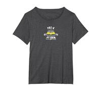 Hot Wheels - Pit Crew Pre-K Camiseta, Mujer Tallas Grandes, Jaspeado Oscuro, 5XL Grande