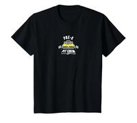 Hot Wheels - Pit Crew Pre-K Camiseta, Niños, Negro, 12 años