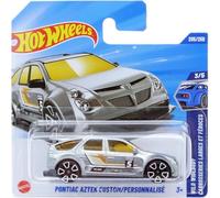 Hot Wheels - Pontiac Aztek Custom - Wild Widebody 3/5 - JBC09 - Short Card - Silver Metallic - Mattel 2025-1:64 - Modelo de licencia