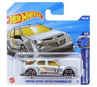 Hot Wheels - Pontiac Aztek Custom - Wild Widebody 3/5 - JBC09 - Short Card - Silver Metallic - Mattel 2025-1:64 - Modelo de licencia