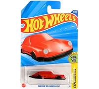 Hot Wheels Porsche 911 Carrera Clip [rojo], Experimotors 6/10, 187/250, coche fundido a escala 1:64
