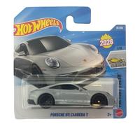 Hot Wheels Porsche 911 Carrera T [Gris] Factory Fresh 1/5, 15/250 ¡Nuevo para 2026! Vehículo de juguete fundido a escala 1:64