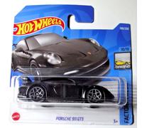 Hot Wheels - Porsche 911 GT3 - Negro - Short Card - Factory Fresh 2022-HCX85
