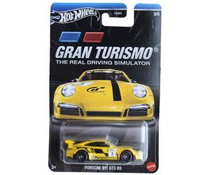 Hot Wheels Porsche 911 GT3 RS, el simulador de conducción real [amarillo] 3/5