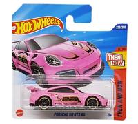 Hot Wheels - Porsche 911 GT3 RS - Then and Now 8/10 - JBB35 - Short Card - Pink - Mattel 2025-1:64