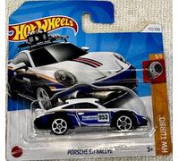 Hot Wheels Porsche 911 Rallye HW Turbo 5/5 (172/250) HRY70 Blanco 2024 + Protector Short Card Frikimonkey