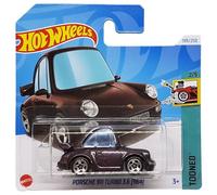 Hot Wheels - Porsche 911 Turbo 3.6 [964] - Tooned 2/5 - HTB41 - Short Card - Metalflake Dark Purple - Mattel 2024-1:64