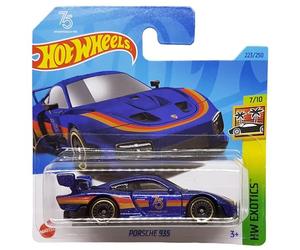 Hot Wheels - Porsche 935 - HW Exotics 7/10 - HKH96 - Short Card - Azul metálico - Mattel 2023