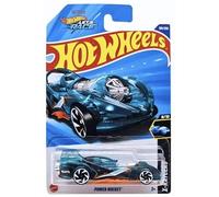 Hot Wheels Power Rocket - Coche fundido a presión, verde, X-Raycers Series 8/10, 109/250