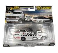 Hot Wheels Premium - '61 Impala & Horizon Hauler - Car Culture - JHX88 - FLF56 - Team Transport #87 - Blanco - Modelo oficial - Mattel 2025-1:64