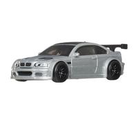 Hot Wheels Premium Boulevard BMW M3 GTR, plateado, modelo fundido a escala 1:64, serie Real Riders, número 142