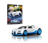 Hot Wheels Premium Bugatti Veyron, Car Culture Circuit Legends Vehículos para niños y niñas a partir de 3años y fans y coleccionistas adultos, colección de vehículos Car Culture a escala 1:64, HRW06