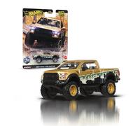 Hot Wheels Premium Car Culture '17 Ford F150 Raptor Coche de juguete metálico coleccionable a escala 1:64 Vehículo todoterreno con neumáticos Real Riders, JBK70