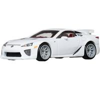 Hot Wheels Premium Car Culture Coche de Juguete Coleccionable, Lexus LFA a Escala 1:64 Vehículo de Íconos Atemporales con Neumáticos de Pilotos Reales
