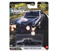 Hot Wheels Premium Car Culture Mercedes-Benz 300 Sel 6.8 AMG | Coche de juguete de metal a escala 1:64 con neumáticos Real Riders y carrocería y chasis de metal, coleccionable