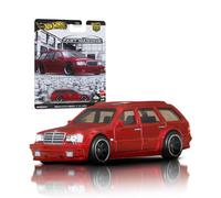 Hot Wheels Premium Car Culture Mercedes-Benz AMG Estate Coche de juguete metálico coleccionable a escala 1:64 Vehículo familiar con neumáticos Real Riders, JBK69