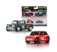 Hot Wheels Premium Car Culture Pack con dos vehículos a escala 1:64, parejas únicas, neumáticos Real Riders, chasis Metal/Metal, juguete para coleccionistas, JBK97