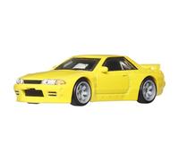 Hot Wheels Premium Car Culture Ronin Run 2 Nissan Skyline R32 Pandem Coche de juguete metálico coleccionable a escala 1:64 con neumáticos Real Riders, JBK88
