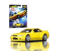 Hot Wheels Premium Car Culture Ronin Run 2 Nissan Skyline R32 Pandem Coche de juguete metálico coleccionable a escala 1:64 con neumáticos Real Riders, JBK88