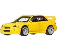 Hot Wheels Premium Car Culture Subaru Impreza WRX | Coche de juguete coleccionable de metal a escala 1:64 con neumáticos Real Riders y carrocería/chasis metálicos, JKF21