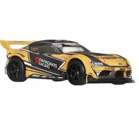Hot Wheels Team Transport #86 '20 Toyota GR Supra & Fleet Street, Real Riders, Metal/Metal, escala 1:64