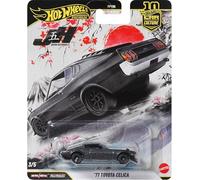 Mattel Coche de juguete Hot Wheels 1977 Toyota Celica (RA28) 1:64 Real Riders Metal/Metal JKD98