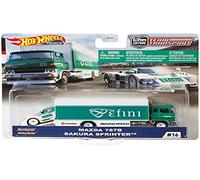 Hot Wheels Premium Car Team Transport - Car Culture (#16 - Mazda 787B + Sakura Sprinter)