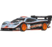 Hot Wheels Premium Collector Display Sets 3 Coches a Escala 1:64 y vehículo de Transporte de Equipo a Escala 1:64, chasis de Metal/Metal y neumáticos Real Riders