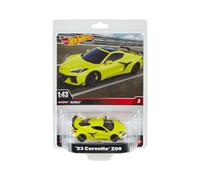 Hot Wheels Premium Corvette Z06, Coche Coleccionable a Escala 1:43rd, Regalo para coleccionistas, Coche de Juguete, +3años y Fans y coleccionistas Adultos, HMD48