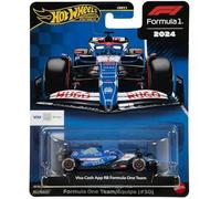 Hot Wheels Premium F1 2024 RB Team, coche de juguete fundido a escala 1:64
