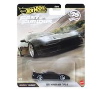 Hot Wheels Fast & Furious Coches de Primera Calidad, 2003 Honda NSX Type-R, vehículo metálico a Escala 1:64 para coleccionistas Inspirado en la Saga de películas de Fast & Furious, JHW75