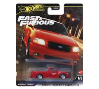 Hot Wheels Premium Fast & Furious Ford F-150 SVT Lightning #1/5. Metal/Metal Real Riders Red 1/64 Modelo