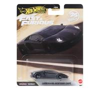 Hot Wheels Premium Fast & Furious Lamborghini Aventador Coupé Coche 1:64 | Coche Die cast escala 1:64 para coleccionistas, ruedas realistas, carrocería y chasis de metal, JHW77