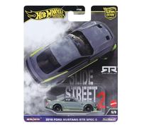 Hot Wheels Premium Ford Mustang RTR, Car Culture, Coche de juguete a escala 1:64, juguete regalo para niños y niñas +3 años y fans y coleccionistas adultos, HKC85