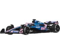 Hot Wheels Premium Formula 1 BWT Alpine - Pierre Gasly #10 Coche de Carreras, vehículo de Juguete Coleccionable metálico a Escala 1:64 con neumáticos Real Riders y chasis y carroceríaMetal, JKD82