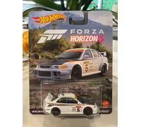 Hot Wheels Premium Forza Horizon Mitsubishi Lancer Evolution VI - Blanco 1:64
