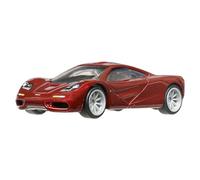 Hot Wheels Premium Mclaren F1, Car Culture Coche de juguete de colección a escala 1:64, para coleccionistas, juguete regalo para niños y niñas +3 años y fans y coleccionistas adultos, HKC77