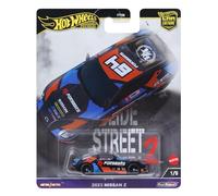 Hot Wheels Premium Nissan 400Z, Car Culture, Coche de juguete negro, naranja y azul a escala 1:64, juguete regalo para niños y niñas +3 años y fans y coleccionistas adultos, HKC86