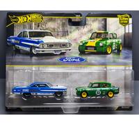 Hot Wheels Premium paquete de 2 '64 Ford Galaxie 500 - '67 Anglia Racer (CT12)
