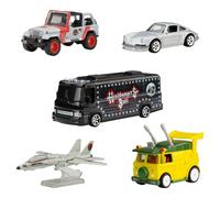 Hot Wheels Coche de colección de Cultura Pop Premium Volkswagen Kool Combi Coche, diseño temático 1:64, Estructura de Metal para niños a Partir de 3 años