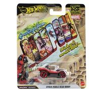 Hot Wheels Vehículo fundido a presión premium de Marvel Spider-Mobile Dead-Buggy