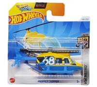 Hot Wheels - Propper Chopper - HW Metro 6/10 - HTB18 - Short Card - Sky News - Helicóptero - Helicóptero - Netflix Let´s Race - Mattel 2024-1:64